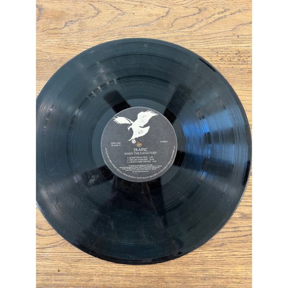 Traffic "When The Eagle Flies" Vinyl Record LP 1974 Asylum Records 7E-1020-B - Picture 6 of 8